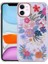 Apple iPhone 11 Uyumlu Kılıf Desenli Simli Sert Inka Kapak, No2 1