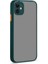 Apple iPhone 12 Mini Uyumlu Kılıf Hux Kapak, Koyu Yeşil 1
