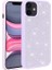 Apple iPhone 11 Uyumlu Kılıf Parlak Taşlı Tasarım Ston Kapak, Lila 1