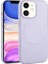 Apple iPhone 11 Uyumlu Kılıf Pu Deri Magsafe Wireless Şarj Özellikli Derix Kapak, Lila 1