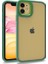 Apple iPhone 11 Uyumlu Kılıf Flora Kapak, Yeşil 1