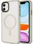Apple iPhone 11 Uyumlu Kılıf Mat Arka Yüzey Wireless Şarj Özellikli Kapak, Titanyum 1