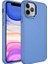 Apple iPhone 12 Pro Max Uyumlu Kılıf Metal Çerçeve ve Buton Tasarımlı Silikon Luna Kapak, Lavendery Gray 1