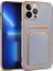 Apple iPhone 12 Pro Max Uyumlu Kılıf Bark Kartlıklı Kapak, Lila 1