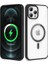 Apple iPhone 12 Pro Max Uyumlu Kılıf Magsafe Wireless Şarj Özellikli Silikon Ege Kapak, Siyah 1