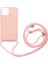 Apple iPhone 12 Mini Uyumlu Kılıf Ropi Kapak, Pembe Açık 1
