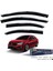 Honda City 2021+ Kromlu Cam Rüzgarlığı 4 Lü 2