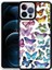 Apple iPhone 12 Pro Uyumlu Kılıf M-Fit Desenli Kapak, Butterfly No3 1