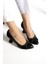 Kadın Şampanya Topuk Stiletto Çapraz Taşlı 7 cm Günlük Kadın Abiye Topuklu Ayakkabı 3
