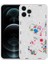 Apple iPhone 12 Pro Uyumlu Kılıf Desenli Sert Silikon Mumila Kapak, White Bear 1
