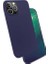 Apple iPhone 12 Pro Max Uyumlu Kılıf Silk Silikon, Lacivert 1
