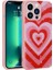 Apple iPhone 12 Pro Max Uyumlu Kılıf Simli Desenli Kamera Korumalı Parlak Popy Kapak, Kalp 1