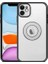 Apple iPhone 12 Uyumlu Kılıf Kamera Korumalı Logo Gösteren Esta Kapak, Siyah 1