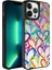 Apple iPhone 13 Pro Max Uyumlu Kılıf Aynalı Desenli Kamera Korumalı Parlak Mirror Kapak, Kalp 1