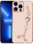 Apple iPhone 13 Pro Uyumlu Kılıf El Tutamaçlı Kamera Korumalı Taka Silikon Kapak, Pembe 1