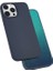 Apple iPhone 13 Pro Max Uyumlu Kılıf Silk Silikon, Lacivert 1