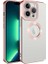Apple iPhone 13 Pro Uyumlu Kılıf Kamera Korumalı Logo Gösteren Omega Kapak, Rose Gold 1