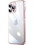 Apple iPhone 13 Pro Max Uyumlu Kılıf Sert Pc Renkli Çerçeveli Riksos Kapak, Rose Gold 1