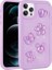 Apple iPhone 13 Pro Uyumlu Kılıf Kabartma Figürlü Parlak Toys Silikon Kapak, Mor 1