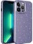 Apple iPhone 13 Pro Uyumlu Kılıf Kamera Korumalı Simli Lüks Koton Kapak, Mor 1