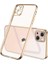 Apple iPhone 13 Uyumlu Kılıf Mat Gbox Kapak, Gold 1