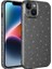 Apple iPhone 14 Plus Uyumlu Kılıf Kamera Korumalı Simli Lüks Koton Kapak, Gri 1