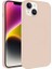 Apple iPhone 14 Plus Uyumlu Kılıf Magsafe Wireless Şarj Özellikli Pastel Renk Silikon Plas Kapak, Pembe Açık 1