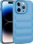 Apple iPhone 14 Pro Uyumlu Kılıf Kamera Korumalı Parlak Airbag'li Galya Kapak, Mavi 1