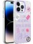 Apple iPhone 14 Pro Uyumlu Kılıf Mermer Desenli Marbello Kapak, Mor 1