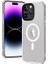 Apple iPhone 14 Pro Max Uyumlu Kılıf Wireless Şarj Özellikli Hibrit Magsafe Kapak, Renksiz 1