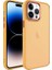 Apple iPhone 14 Pro Max Uyumlu Kılıf Buzlu Sert Pc May Kapak, Turuncu 1