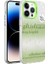 Apple iPhone 14 Pro Uyumlu Kılıf Mermer Desenli Marbello Kapak, Yeşil 1