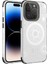 Apple iPhone 14 Pro Max Uyumlu Kılıf Wireless Şarj Özellikli Desenli Hot Kapak, Beyaz 1