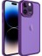 Apple iPhone 14 Pro Max Uyumlu Kılıf Kamera Korumalı Transparan Post Kapak, Derin Mor 1