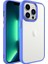Apple iPhone 14 Pro Uyumlu Kılıf Krom Kapak, Lavendery Gray 1