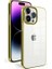 Apple iPhone 14 Pro Max Uyumlu Kılıf Sun Kapak, Gold 1