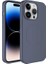 Apple iPhone 14 Pro Uyumlu Kılıf Magsafe Wireless Şarj Özellikli Pastel Renk Silikon Plas Kapak, Lavendery Gray 1