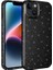 Apple iPhone 14 Uyumlu Kılıf Kamera Korumalı Simli Lüks Koton Kapak, Siyah 1