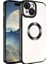 Apple iPhone 15 Uyumlu Kılıf Kamera Korumalı Logo Gösteren Omega Kapak, Siyah 1