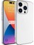 Apple iPhone 15 Pro Uyumlu Kılıf Sert Pc Renkli Çerçeveli Riksos Kapak, Gümüş 1
