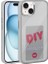 Apple iPhone 15 Uyumlu Kılıf Ekranı Yansıtan Akıllı Nfc Kapak, Gri 1