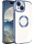Apple iPhone 15 Uyumlu Kılıf Kamera Korumalı Logo Gösteren Omega Kapak, Sierra Mavi 1