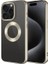Apple iPhone 15 Pro Max Uyumlu Kılıf Tek Kamera Çerçeveli Logo Gösteren Omega Kapak, Titanyum 1