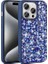Apple iPhone 15 Pro Max Uyumlu Kılıf Parlak Taşlı Tasarım Linea Diamond Kapak, Lacivert 1