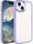 Apple iPhone 15 Uyumlu Kılıf Krom Kapak, Lila 1