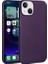 Apple iPhone 15 Uyumlu Kılıf Premier Silikon Kapak, Derin Mor 1