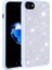 Apple iPhone 8 Uyumlu Kılıf Parlak Taşlı Tasarım Ston Kapak, Mavi Açık 1