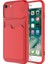 Apple iPhone Se 2020 Uyumlu Kılıf Kartix Kapak, Kırmızı 1