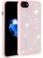 Apple iPhone Se 2020 Uyumlu Kılıf Parlak Taşlı Tasarım Ston Kapak, Pembe 1