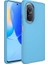 Huawei Nova 9 Se Uyumlu Kılıf Metal Çerçeve ve Buton Tasarımlı Silikon Luna Kapak, Sierra Mavi 1